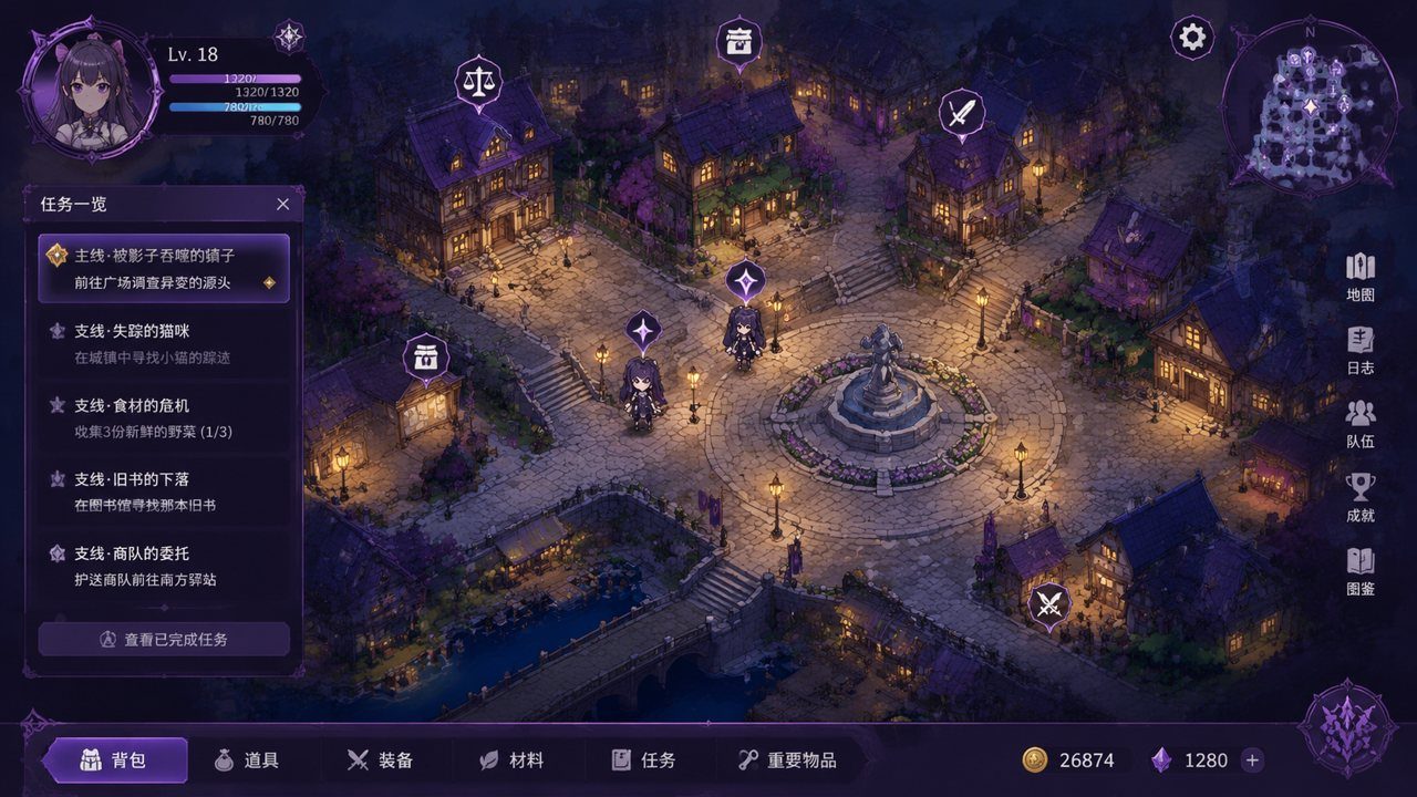 光与影的二重身 日式RPG 演示图 2